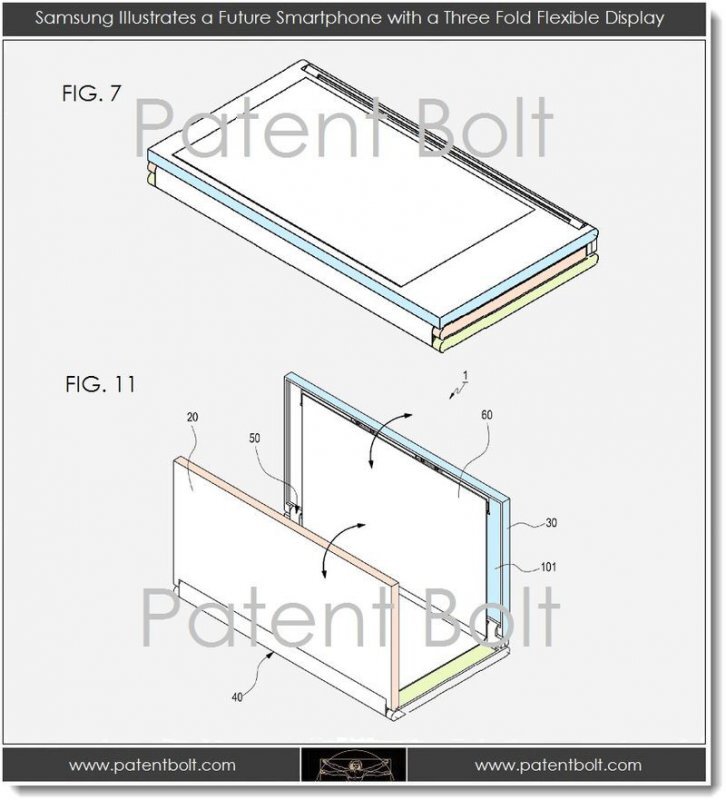 Skládací tablet Samsung