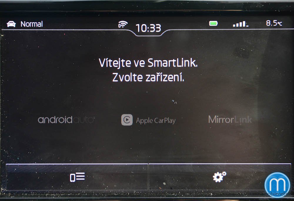 Škoda Superb infotainment