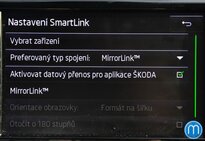 Škoda Superb infotainment