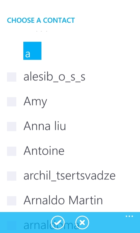 Skype 1.0 pro Windows Phone