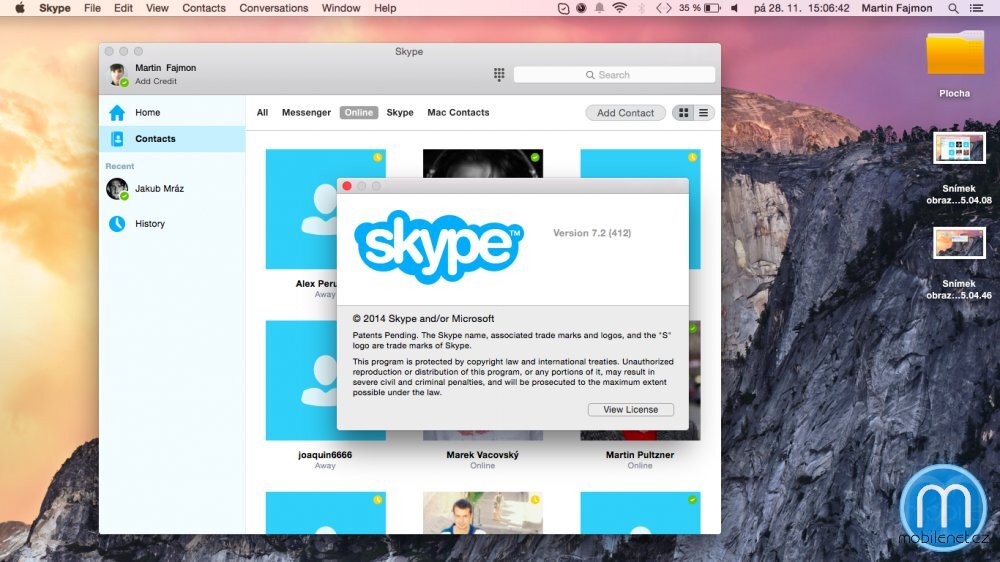 Skype 7.2