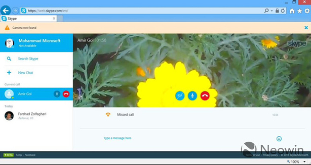 Skype for Web