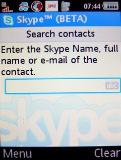 Skype nyní v Beta verzi pro telefony podporující Javu