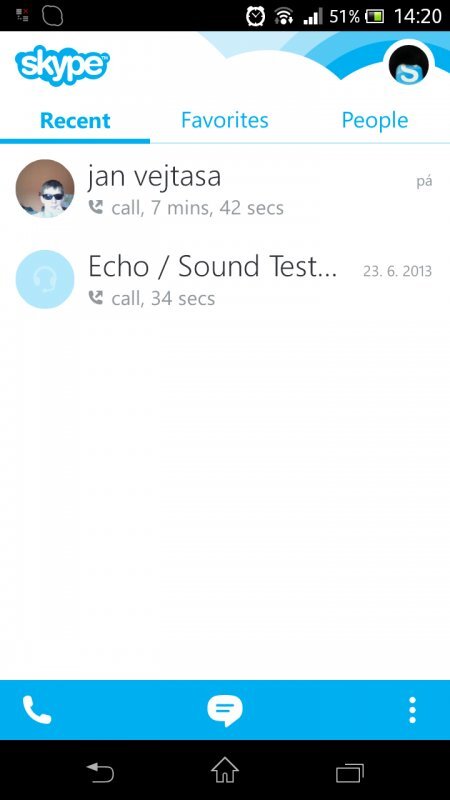 Skype pro Android 4.0 