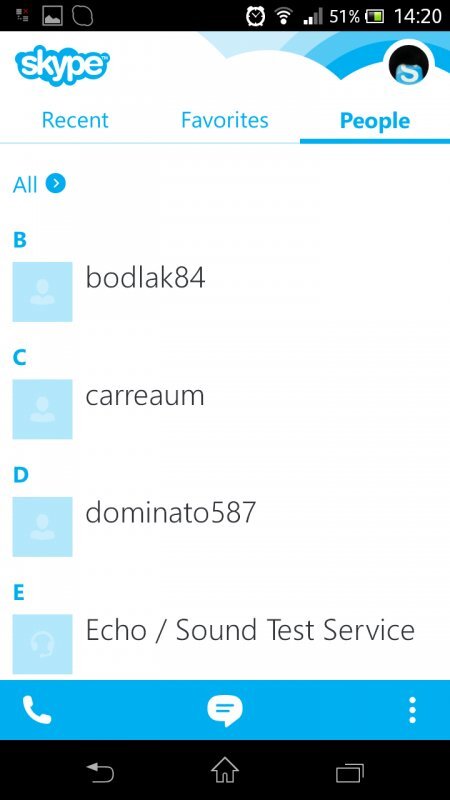 Skype pro Android 4.0 