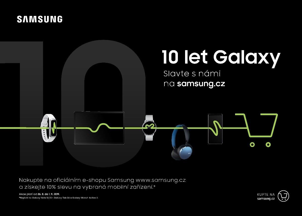 Slevy Samsung 10 let