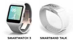 SmartWatch 3 a SmartBand Talk
