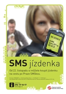 SMS jízdenka: nová služba pro cestující v Praze