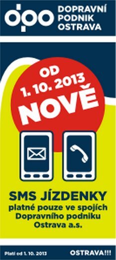 SMS jízdenka Ostrava