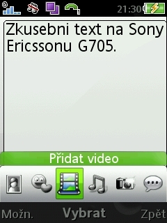 Sony Ericsson G705