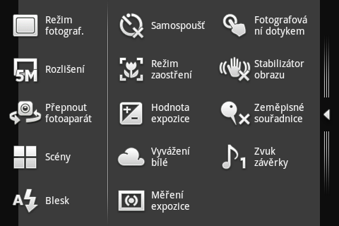 Sony Ericsson Live with Walkman - fotoaparát 