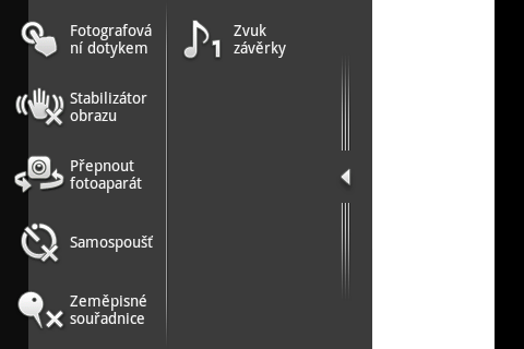 Sony Ericsson Live with Walkman - fotoaparát 