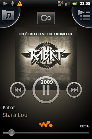 Sony Ericsson Live with Walkman - hudební přehrávač