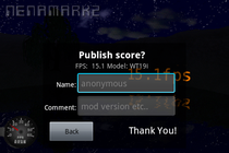 Sony Ericsson Live with Walkman - NenaMark2 benchmark 