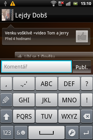 Sony Ericsson Live with Walkman - timescape