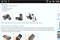 Sony Ericsson Live with Walkman - webový prohlížeč 