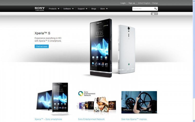 Sony Ericsson nově na doméně sonymobile.com