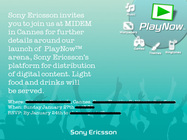 Sony Ericsson představí 27. ledna službu PlayNow aréna