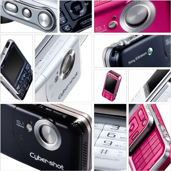 Sony Ericsson W61S Cyber-shot a W62: asijské přírůstky