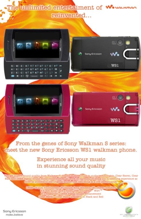 Sony Ericsson WS1