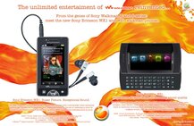 Sony Ericsson WX1 a WS1