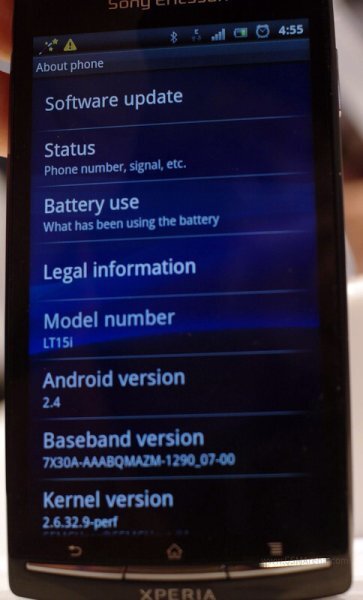 Sony Ericsson Xperia Arc