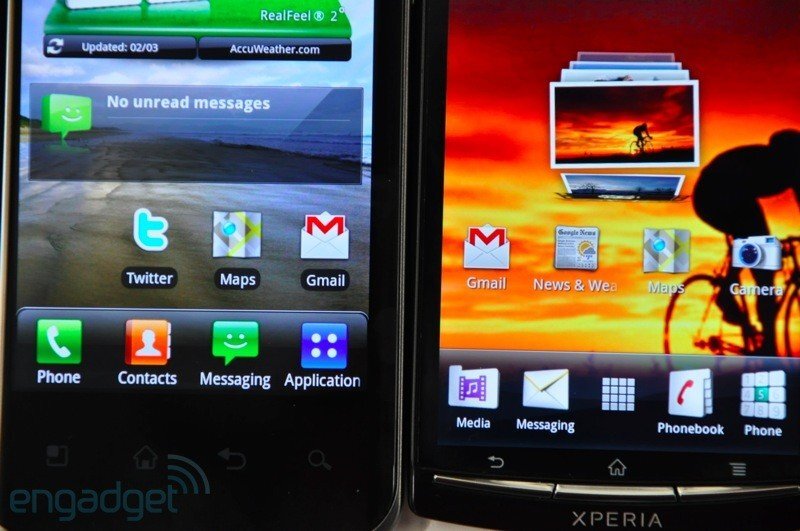 Sony Ericsson Xperia Arc Vs. LG Optimus 2X