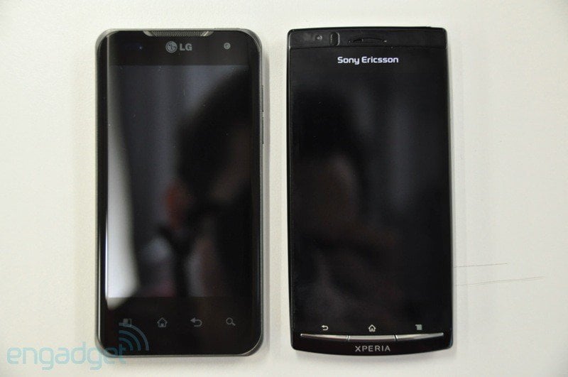 Sony Ericsson Xperia Arc Vs. LG Optimus 2X