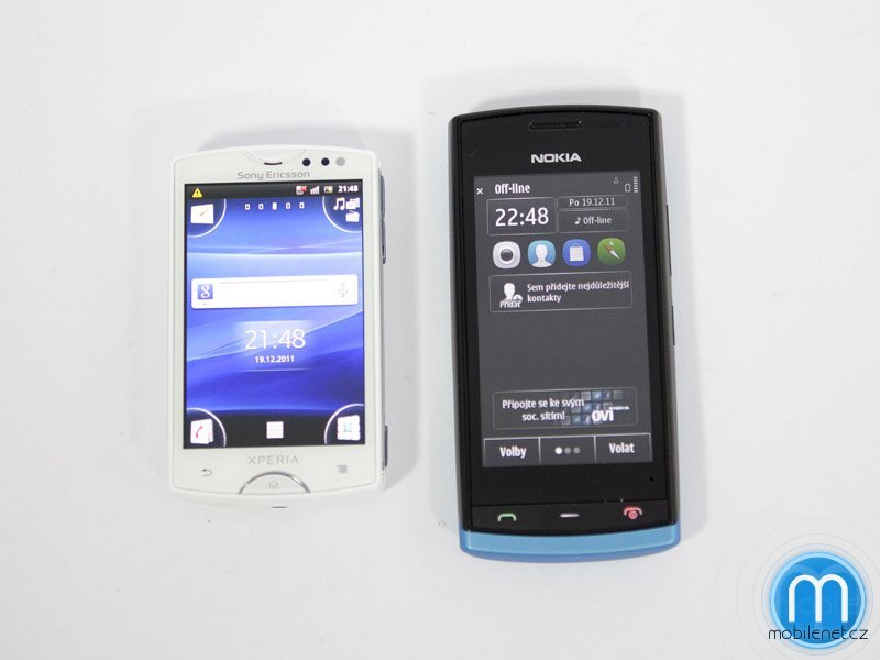 Sony Ericsson Xperia mini vs. Nokia 500