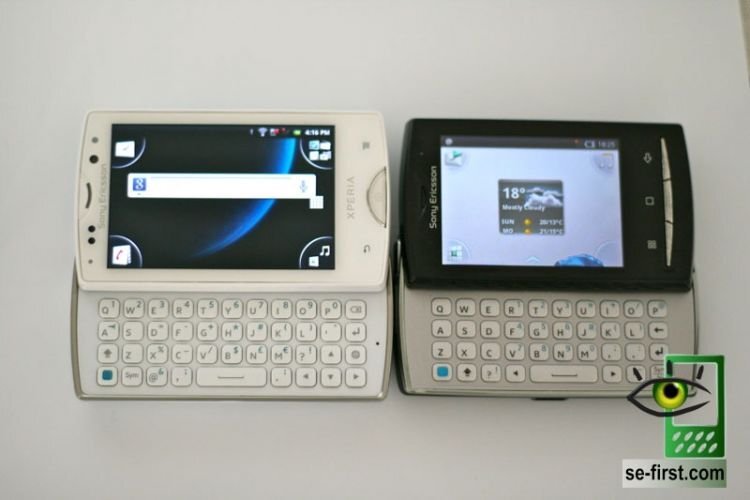 Sony Ericsson Xperia mini/pro live