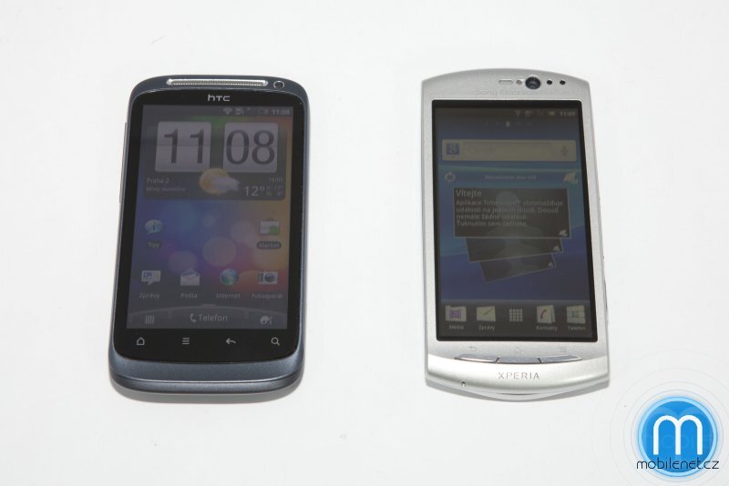 Sony Ericsson Xperia neo a HTC Desire S