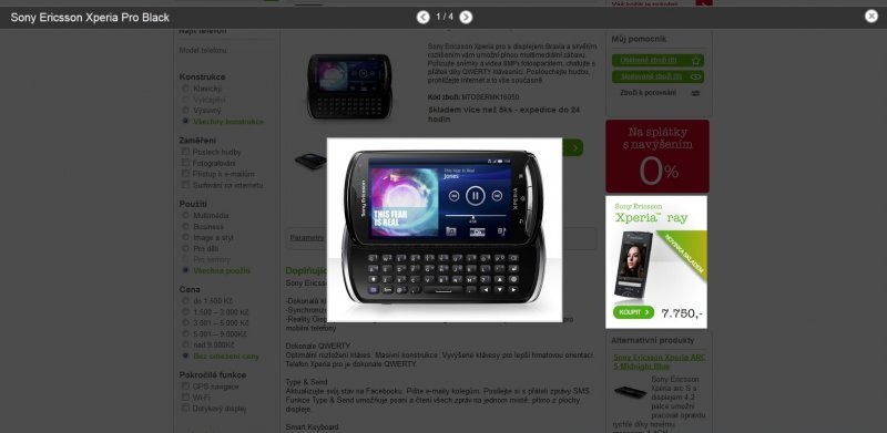 Sony Ericsson Xperia pro