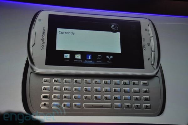 Sony Ericsson Xperia Pro live from MWC 2011