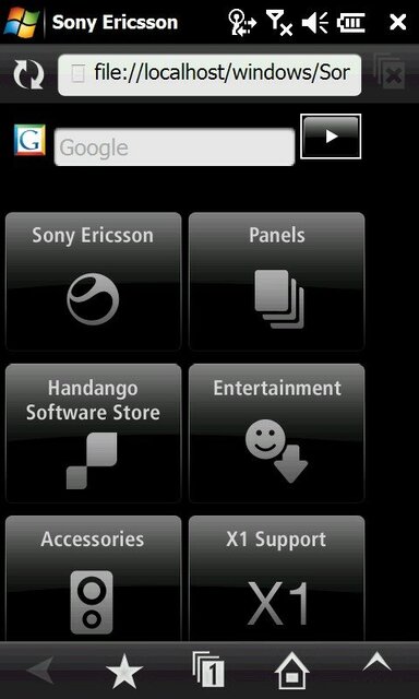 Sony Ericsson XPERIA X1