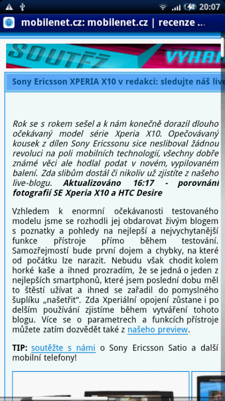 Sony Ericsson Xperia X10