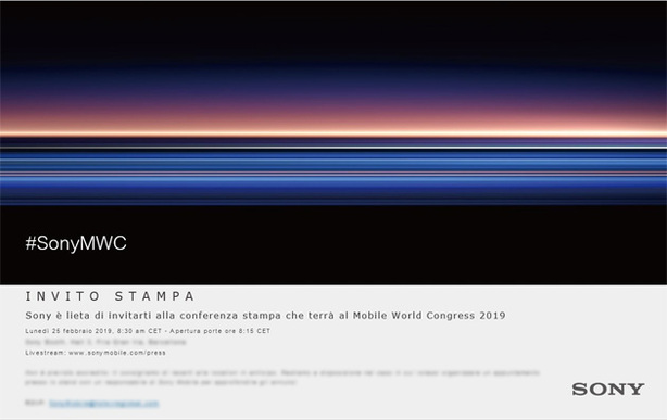 Sony MWC 2019