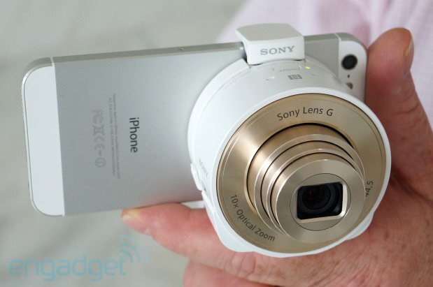 Sony SmartShot DSC-QX100 a iPhone 5