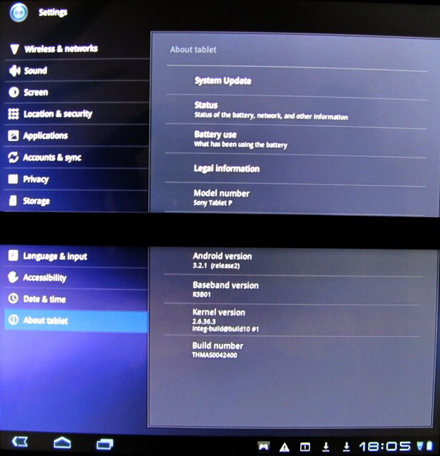 Sony Tablet P