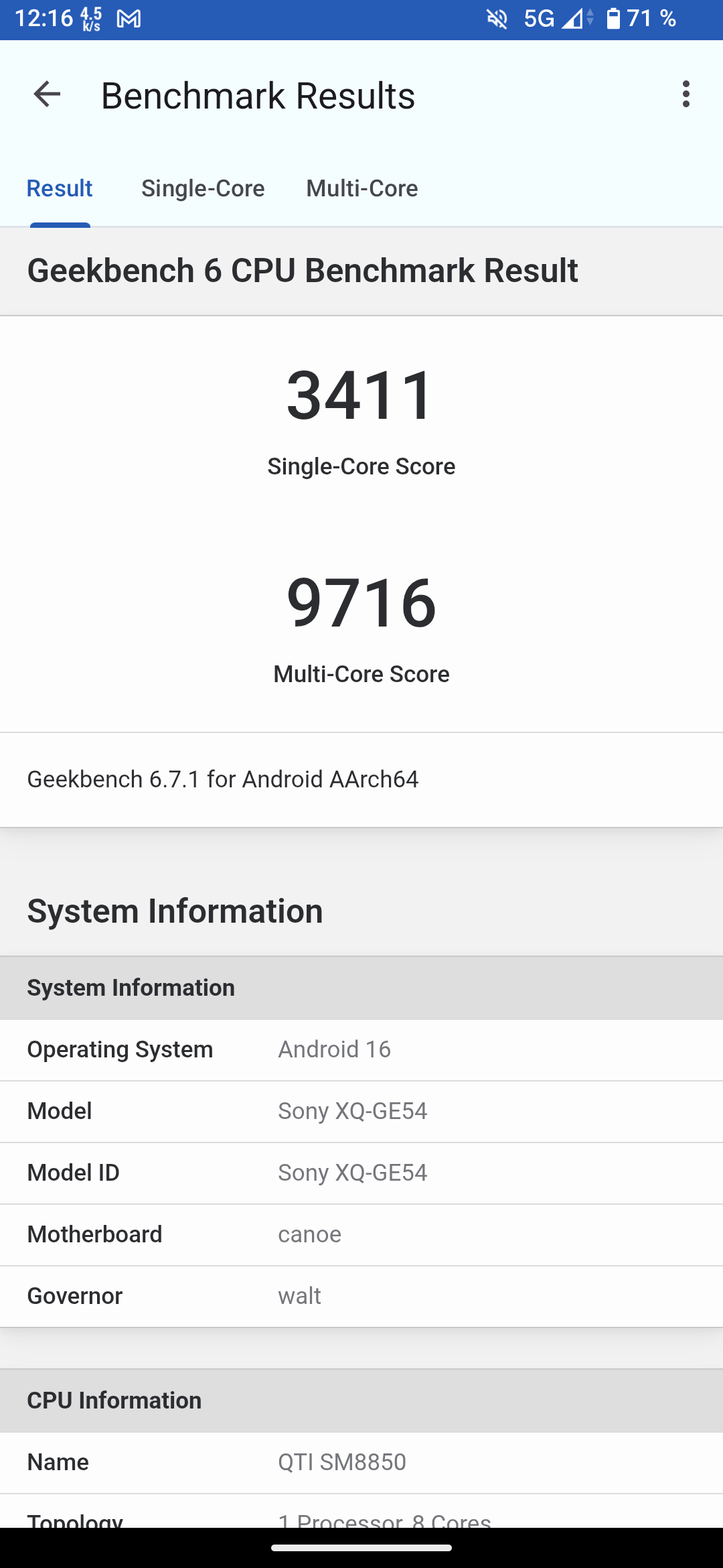 Sony Xperia 1 VIII