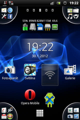 Sony Xperia Cosmic Flow tapety pro Android