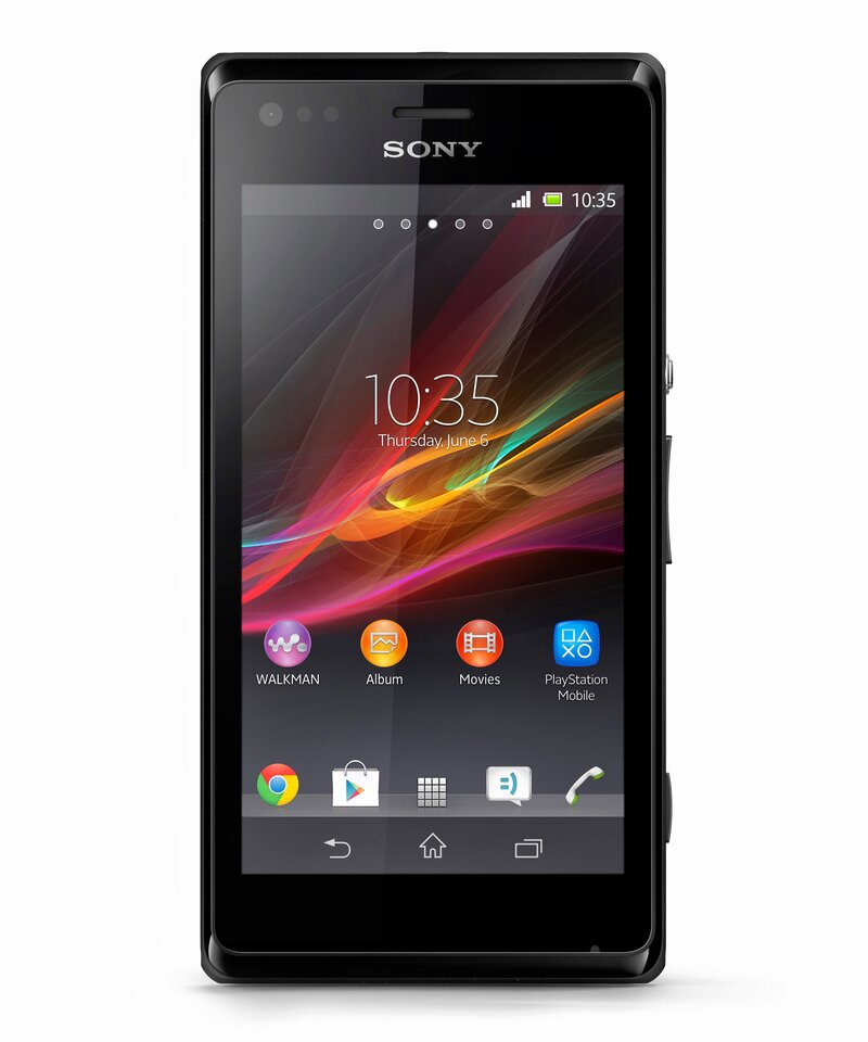 Sony xperia черный