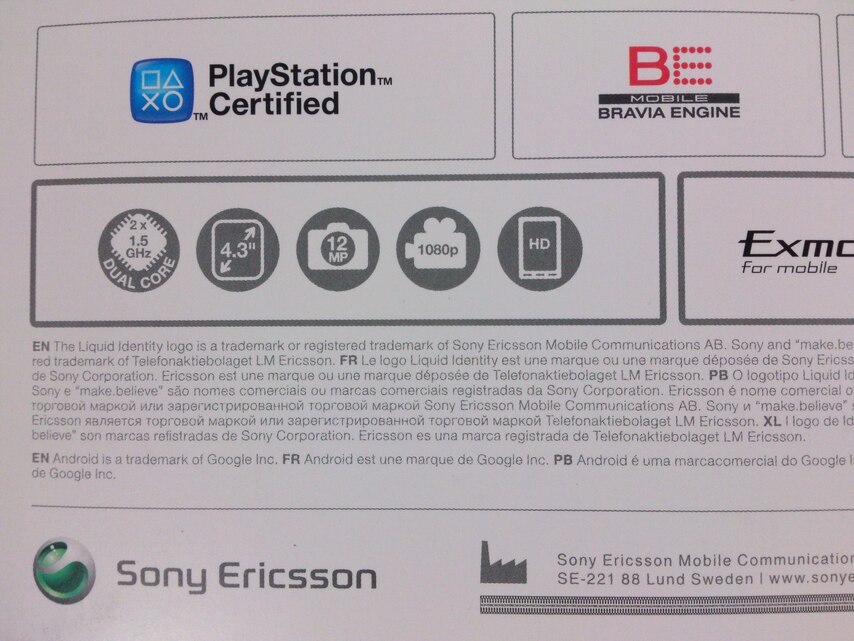Sony Xperia S