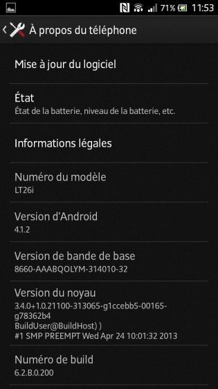 Sony Xperia S update na Android 4.1