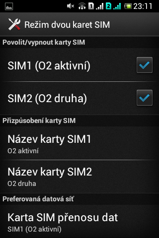 Sony Xperia tipo dual