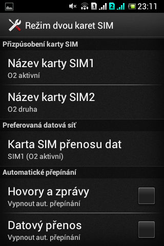 Sony Xperia tipo dual
