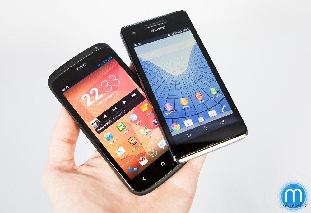 Sony Xperia V a HTC One S