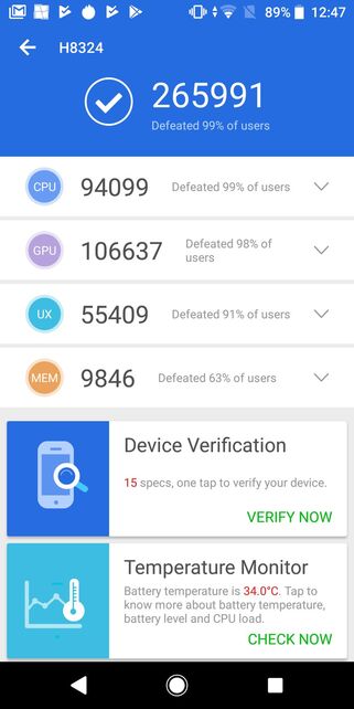 Sony Xperia XZ2 Compact