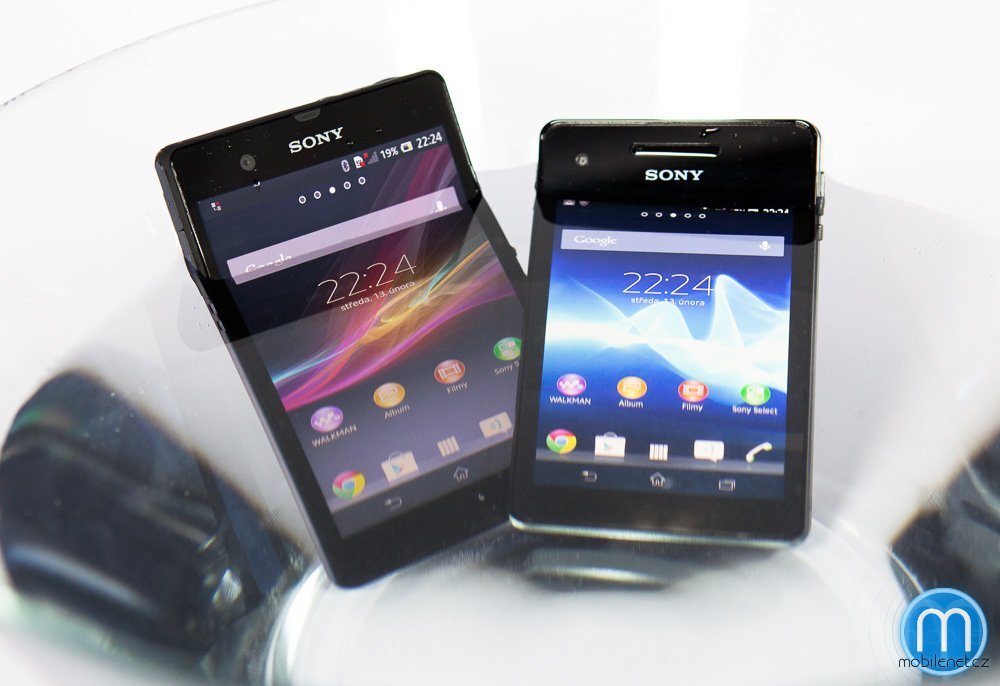 Sony Xperia Z a Xperia V