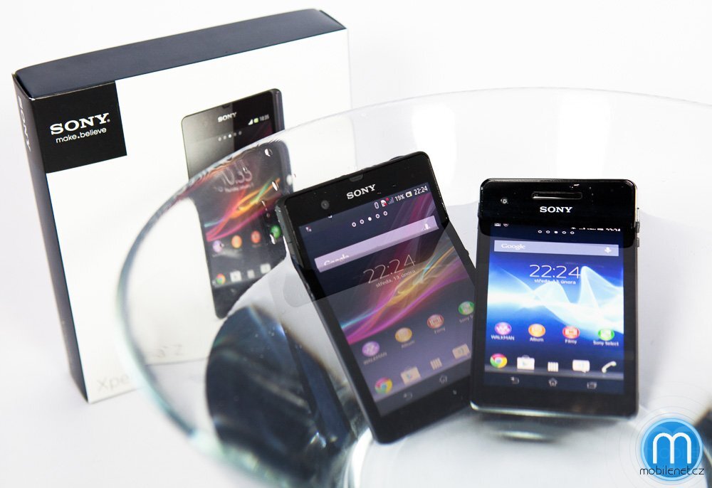 Sony Xperia Z a Xperia V