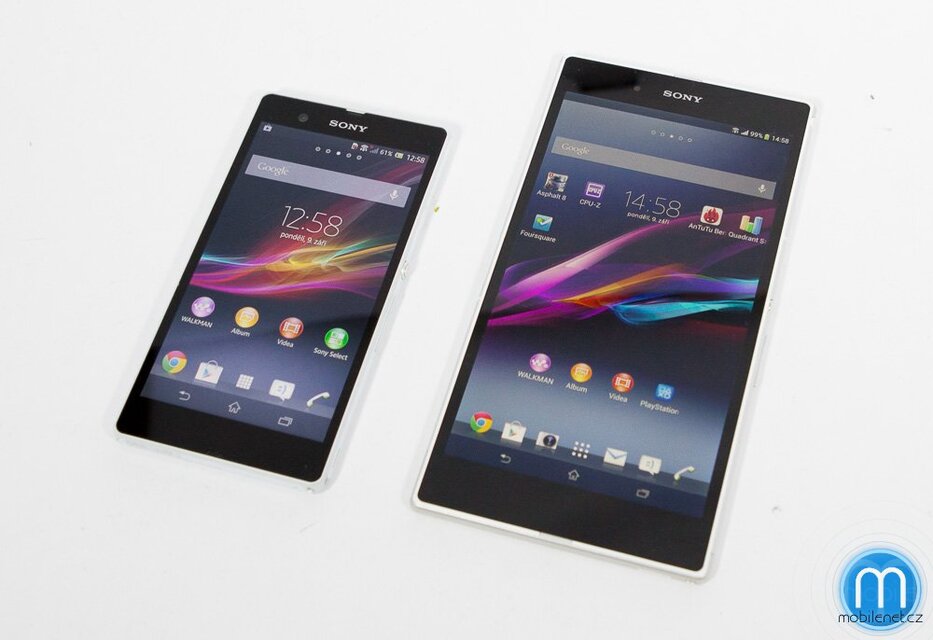 Sony Xperia Z Ultra vs. Xperia Z